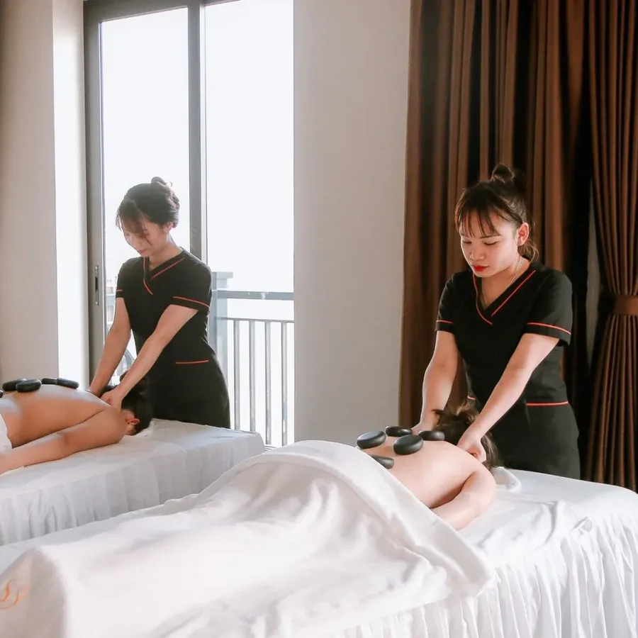 Đá nóng massage